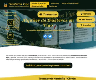 Trasterosvigo.com(Alquiler de Trasteros en Vigo) Screenshot