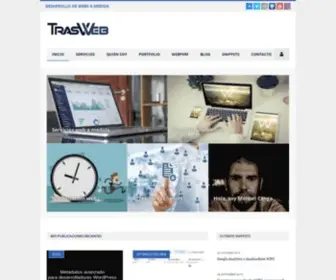 Trasweb.net(Desarrollo de páginas a medida y optimización web) Screenshot