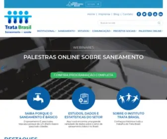 Tratabrasil.org.br(Trata Brasil) Screenshot