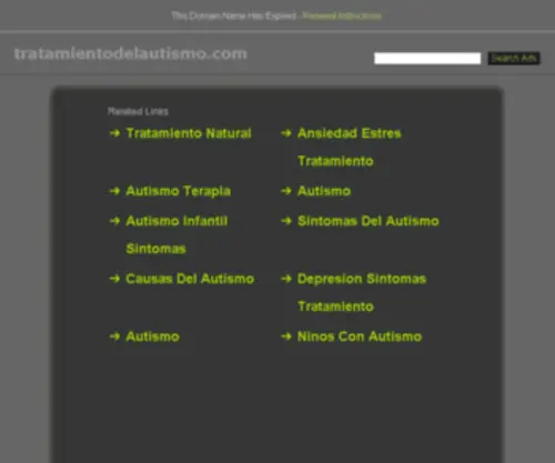 Tratamientodelautismo.com(Tratamientodelautismo) Screenshot