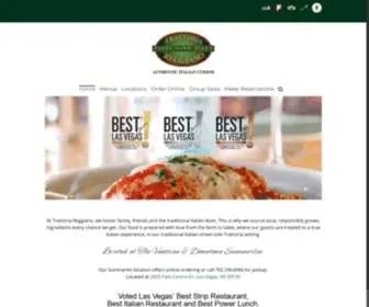 Trattoria-Reggiano.com(Best Italian Restaurant in Las Vegas) Screenshot