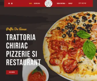 Trattoriachiriac.ro(TrattoriaChiriac Pizzerie si Restaurant) Screenshot