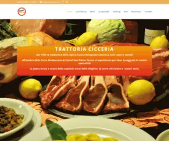 Trattoriacicceria.it(Trattoria Cicceria) Screenshot