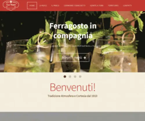 Trattorialanoce.it(Trattoria La Noce) Screenshot