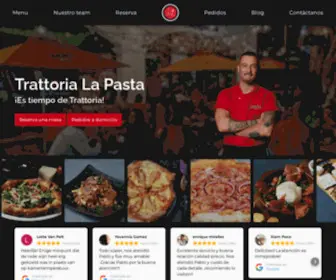 Trattorialapasta.com(Trattoria la Pasta) Screenshot