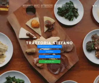 Trattoriastefano.com(An Italian Restaurant) Screenshot