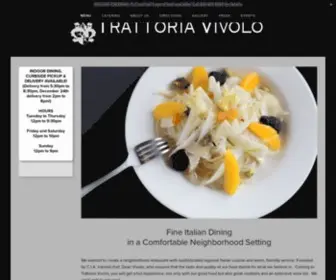 Trattoriavivolo.com(Trattoria Vivolo) Screenshot
