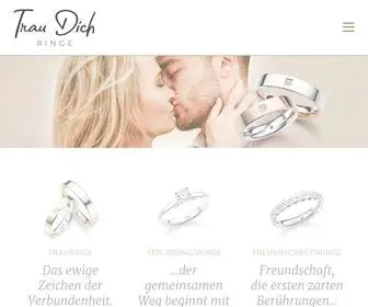 Trau-Dich-Ringe.de(Werbeagentur für Juweliere und Schmuck) Screenshot