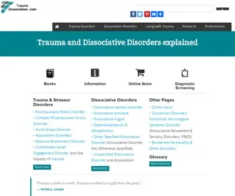 Traumadissociation.com(Trauma and Dissociation information) Screenshot