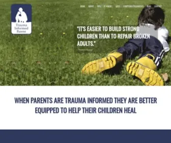 Traumainformedparent.com(Trauma Informed Parent) Screenshot