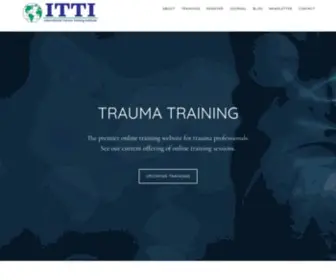 Traumaonline.net(International Trauma Training Institute) Screenshot