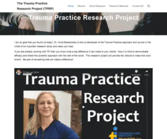 Traumapractice.net(The Trauma Practice Research Project (TPRP)) Screenshot