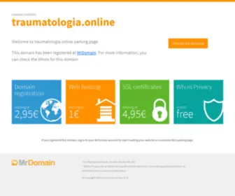 Traumatologia.online(Registrado en DonDominio) Screenshot