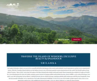 Traumlandtours.com(Best Tour Operators in Sri Lanka) Screenshot