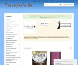 Traumperle.de(Mit über 14000 Produkten einer der größten Online Perlen Shops für Glasperlen und Zubehör) Screenshot