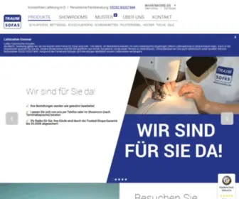 Traumsofas.de(Bettsessel und Schrankbetten online kaufen direkt beim Hersteller) Screenshot