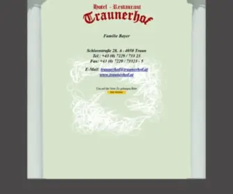 Traunerhof.at(Neue Seite 1) Screenshot