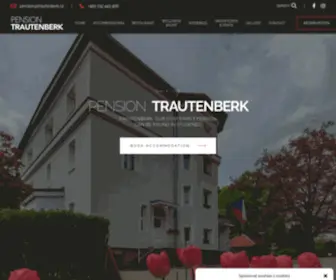 Trautenberk.cz(Pension a restaurace Trautenberk Studenec) Screenshot