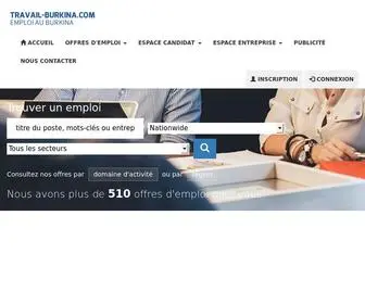 Travail-Burkina.com(Emploi Burkina Faso) Screenshot