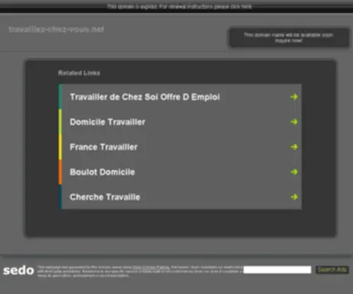 Travaillez-Chez-Vous.net(Travail à domicile) Screenshot