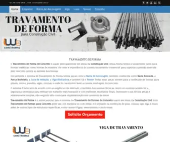 Travamentodeforma.com.br(Travamento de Forma para Obras da Construção Civil) Screenshot