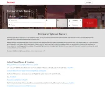 Travarc.com(Cheap Flights USA) Screenshot