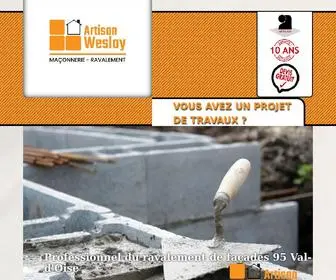 Travaux-Maconnerie-95.fr(Ravalement de façades Val) Screenshot