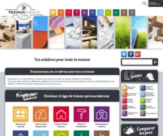 Travauxavenue.com(Le guide des travaux et de la maison) Screenshot
