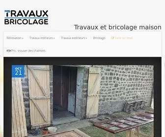 Travauxbricolage.fr(Travaux et bricolage maison) Screenshot