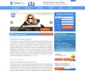 Travauxprox.com(Devis Travaux) Screenshot