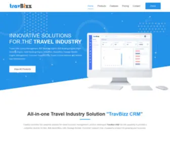 TravBizz.com(Leading Travel agency CRM software company) Screenshot