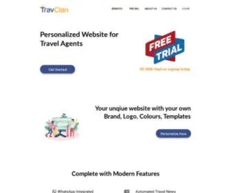 TravClan.com(Grow Your Travel Business) Screenshot