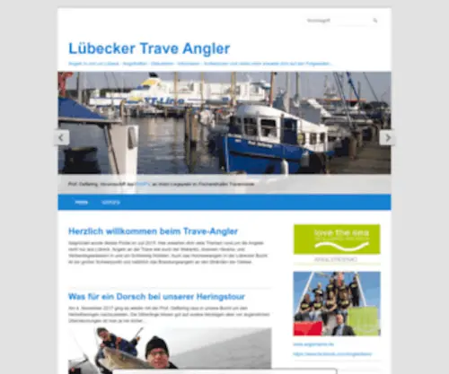 Trave-Angler.de(Lübecker Trave Angler) Screenshot
