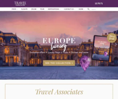 Travel-Associates.com.au(Travel Associates) Screenshot