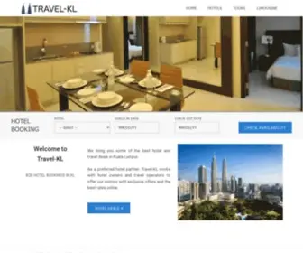 Travel-KL.com(B2B Hotel & Tour Bookings in Kuala Lumpur) Screenshot