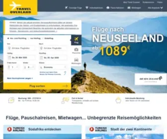 Travel-Overland.de(Flüge) Screenshot