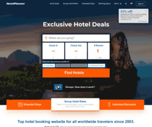 Travel-Ticker.com(Hotel deals) Screenshot