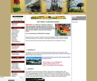 Travel-TO-Discover-Ghana.com(Discover Ghana History) Screenshot