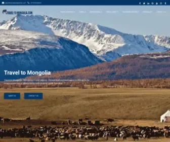 Travel-TO-Mongolia.com(Travel to Mongolia travel agency) Screenshot