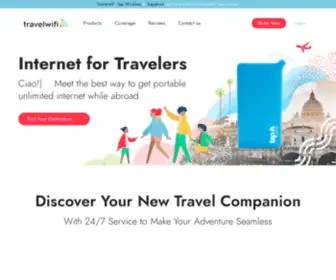 Travel-Wifi.com(Best Pocket WiFi & Hotspots for Travelers) Screenshot