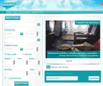 Travel2BE.es(Tu Agencia de Viajes Online) Screenshot