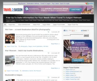 Travel2Saigon.com(Travel 2 Saigon) Screenshot