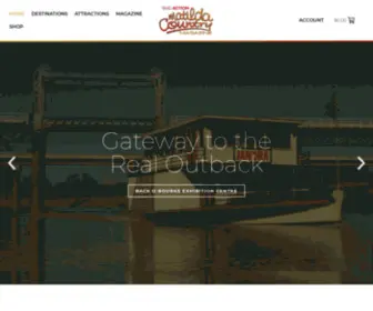 Travelactionmatildacountry.com.au(Outback Queensland Holidays) Screenshot