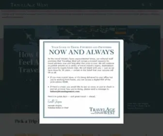 Travelagewest.com(TravelAge West) Screenshot