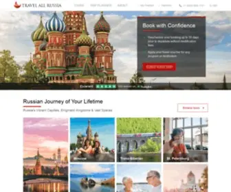 Travelallrussia.com(Travel All Russia) Screenshot