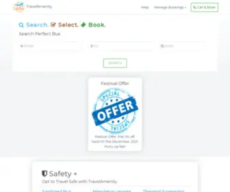 Travelamenity.com(TravelAmenity) Screenshot