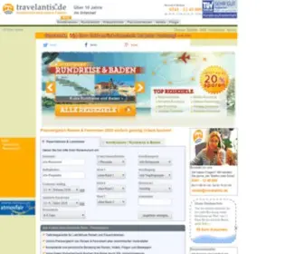 Travelantis.de(Preisvergleich Reisen) Screenshot