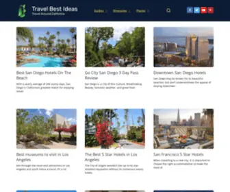 Travelbestideas.org(Travel Around California) Screenshot