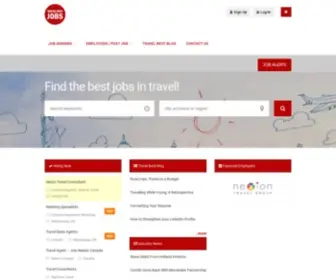 Travelbestjobs.com(Find the best jobs in travel) Screenshot