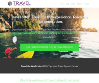 Travelbeyondexcuse.com(Travel Beyond Excuse) Screenshot